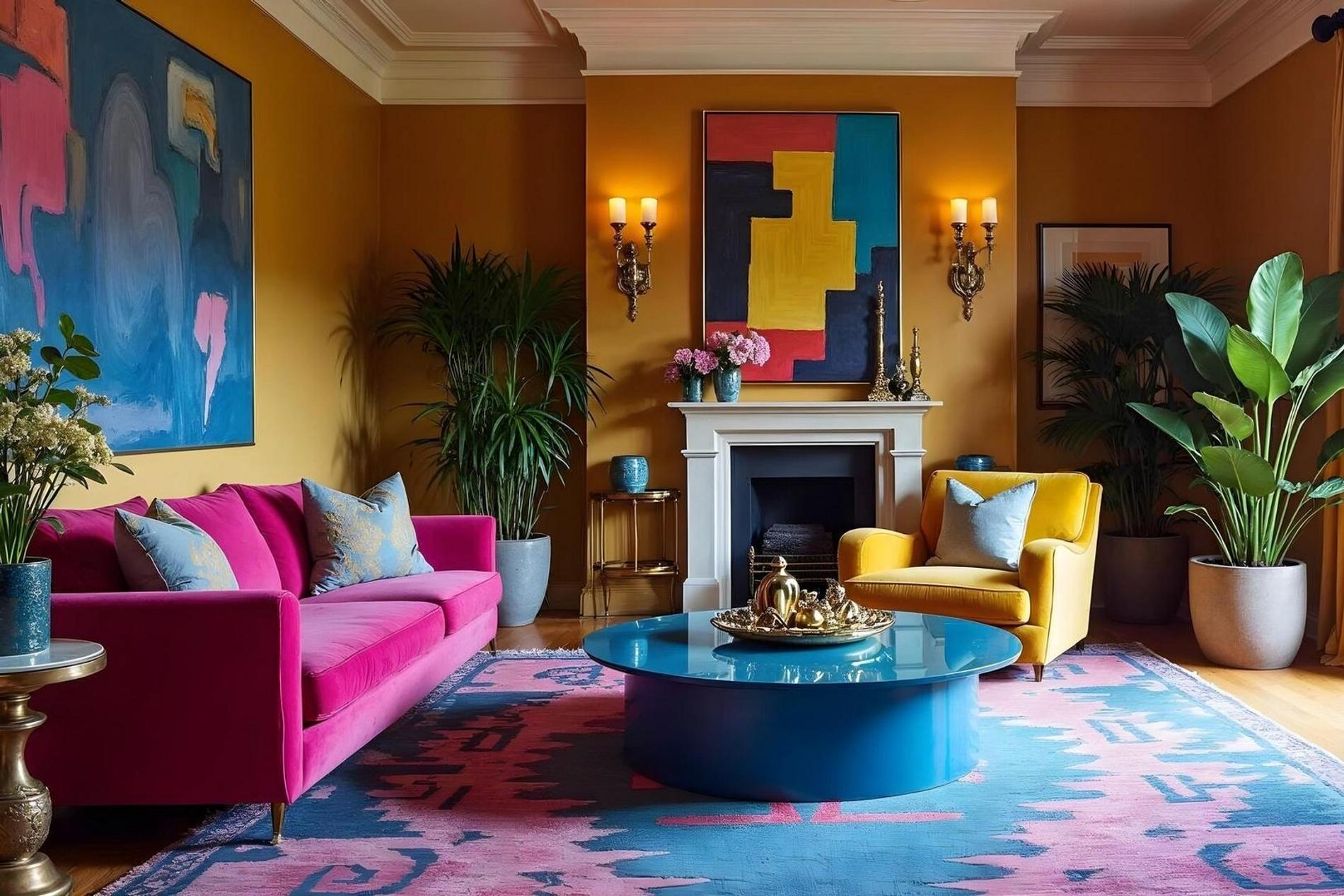 Гостиная. Модный интерьер. Фото: freepik.com