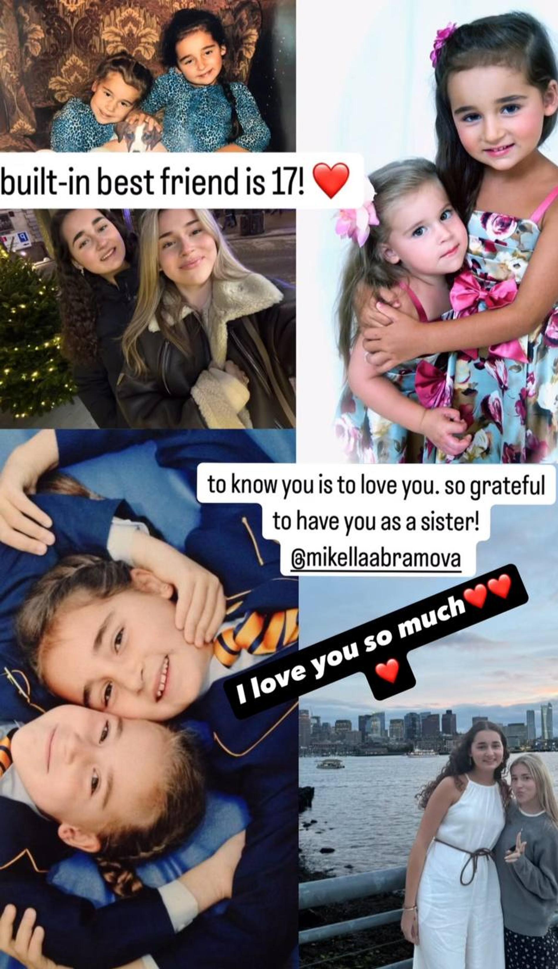 Старшая дочь Алсу поздравила младшую сестру. Фото: Инстаграм* @notsafina