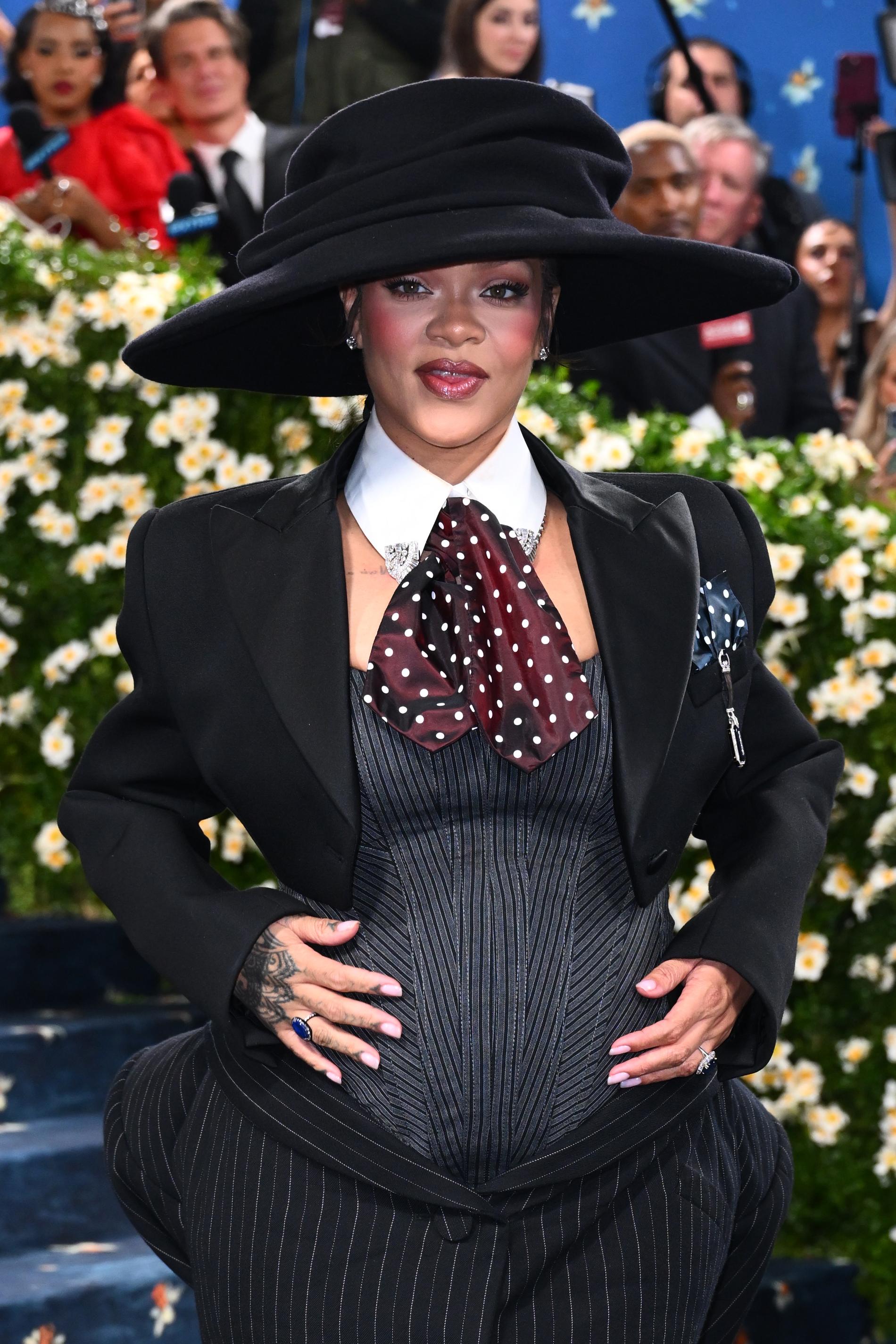 Рианна на Met Gala-2025. Фото: Getty Images