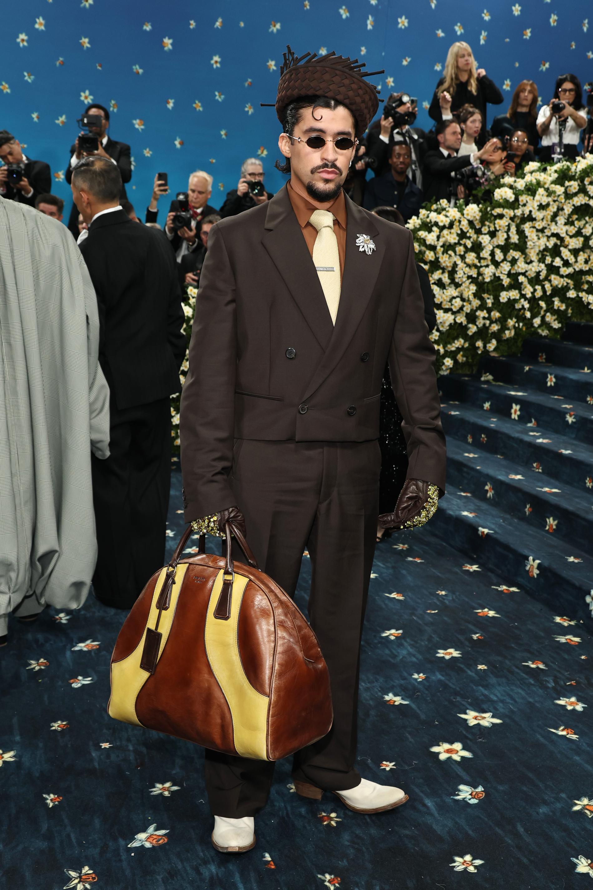 Bad Bunny на Met Gala. Фото: Getty Images
