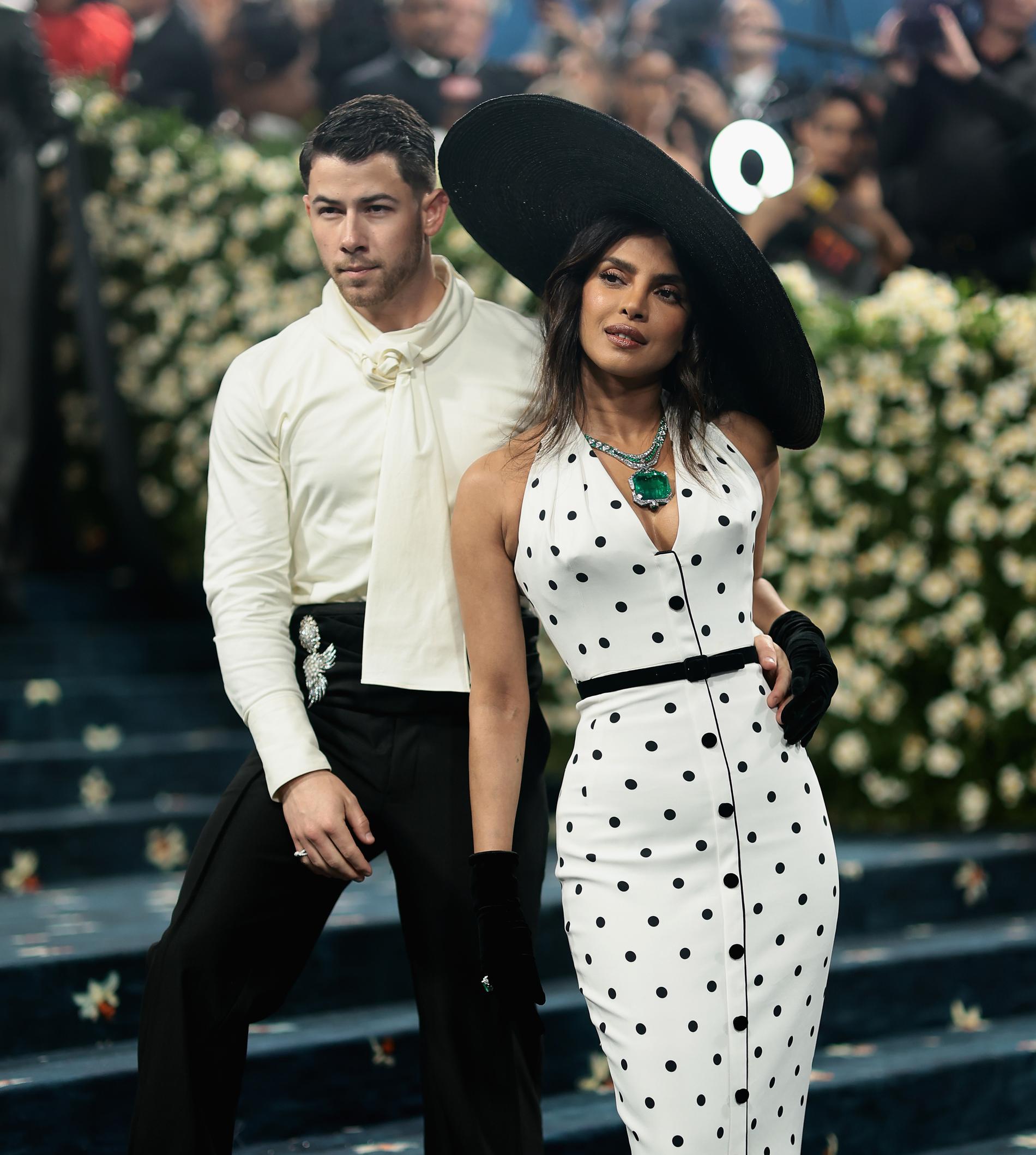 Ник Джонас и Приянка Чопра на Met Gala. Фото: Getty Images