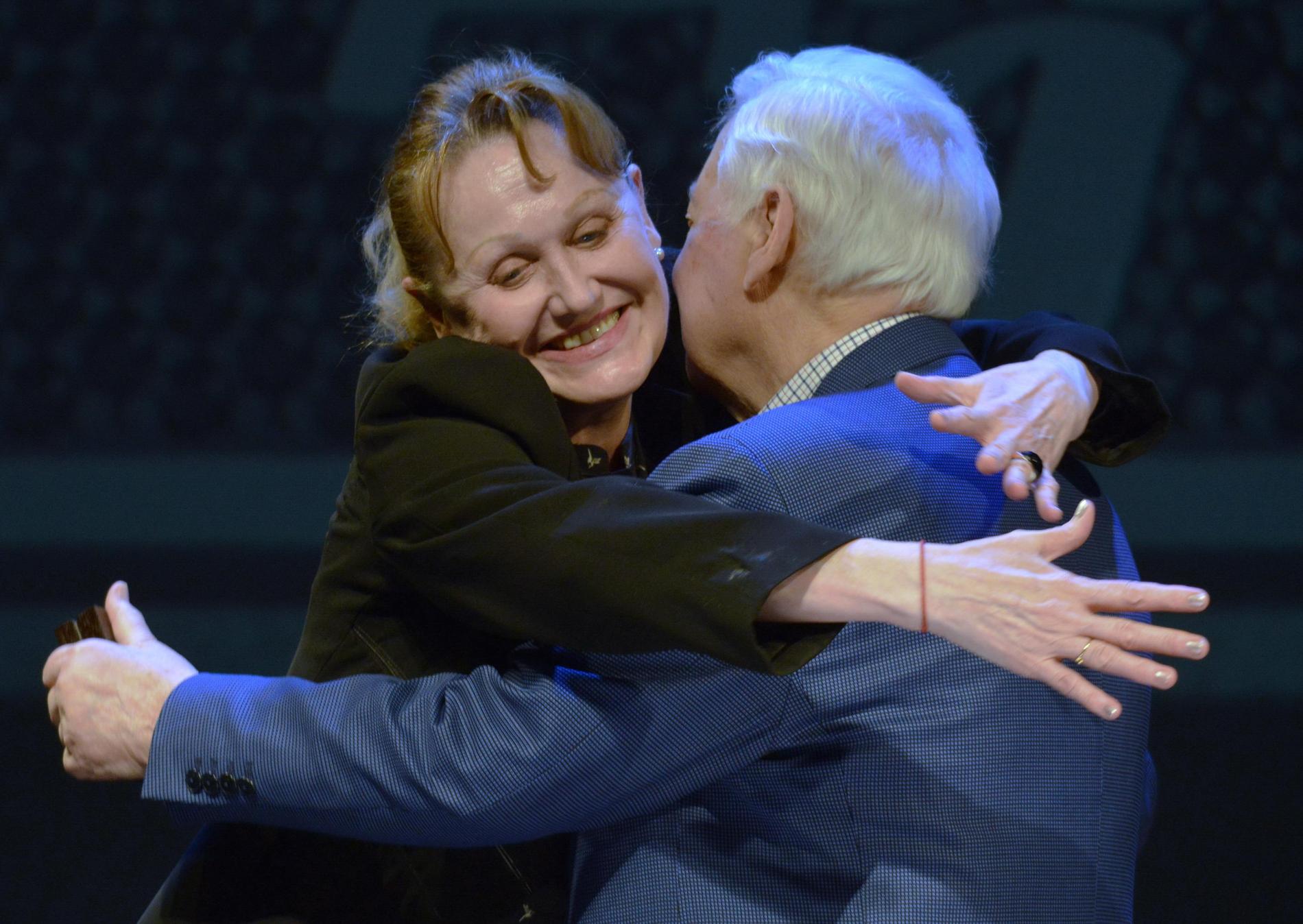 Ольга Блок-Миримская с Олегом Табаковым. Фото: Legion-Media