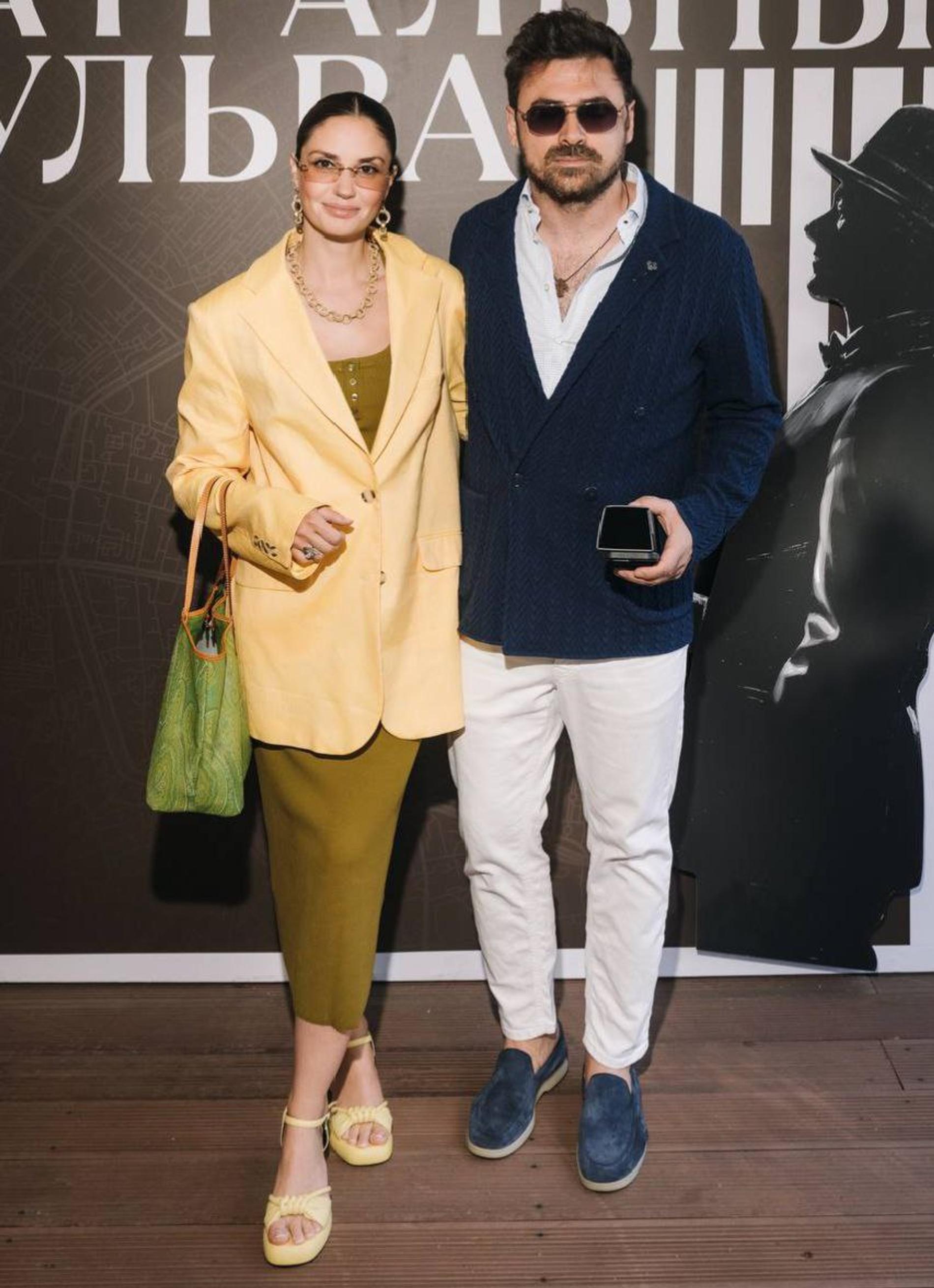 Агата Муцениеце и Пётр Дранга. Фото: Telegram-канал «НеМалахов»