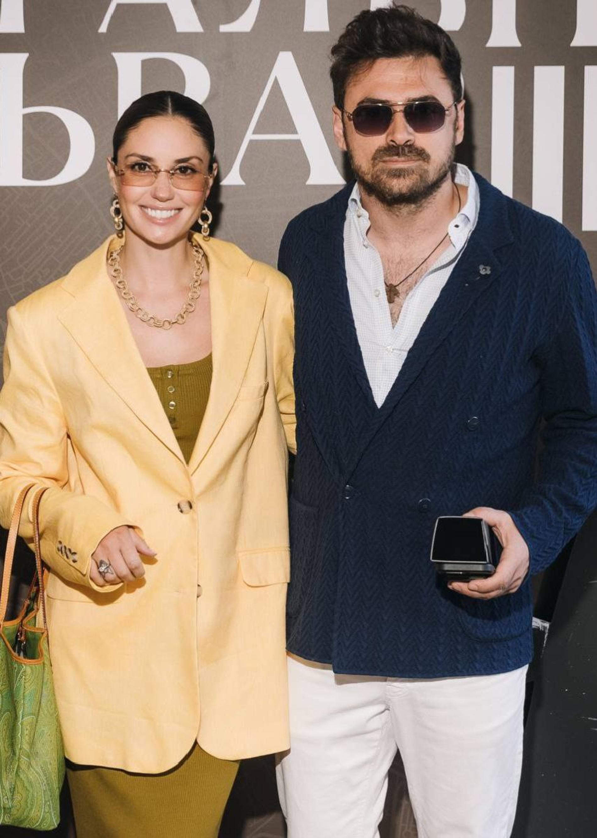 Агата Муцениеце и Пётр Дранга. Фото: Telegram-канал «НеМалахов»