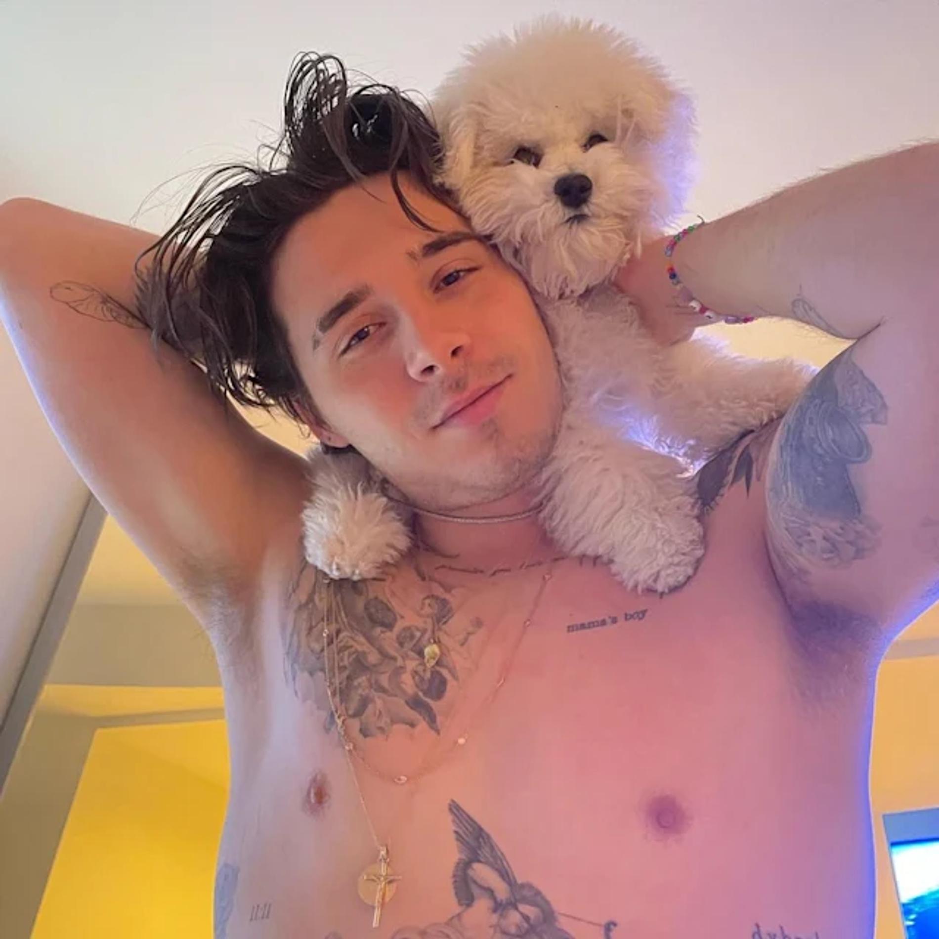 Бруклин Бекхэм в 2018 году. Фото: Hello!