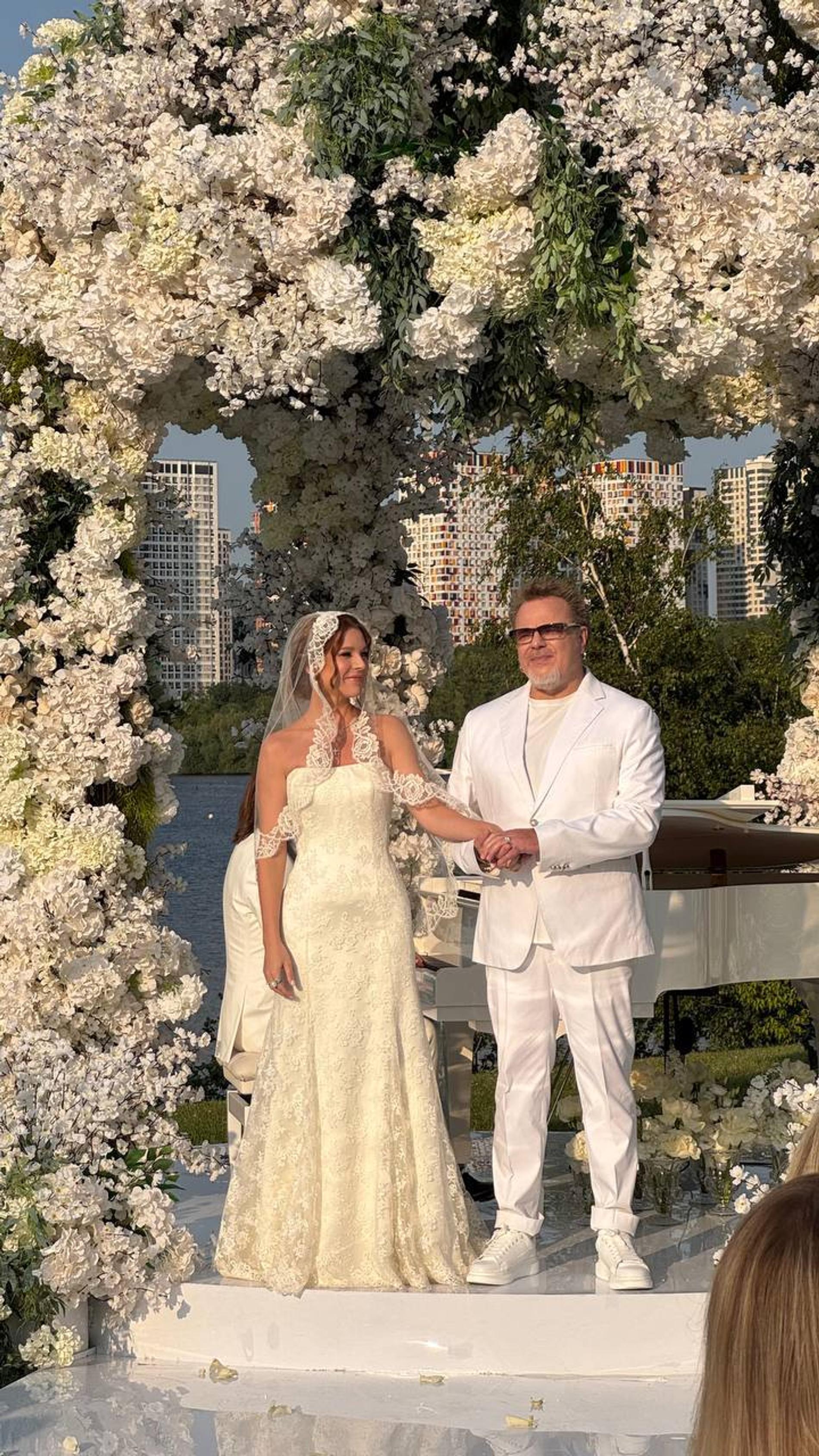 Наталья Подольская и Владимир Пресняков. Фото: Telegram @todorenkoregina