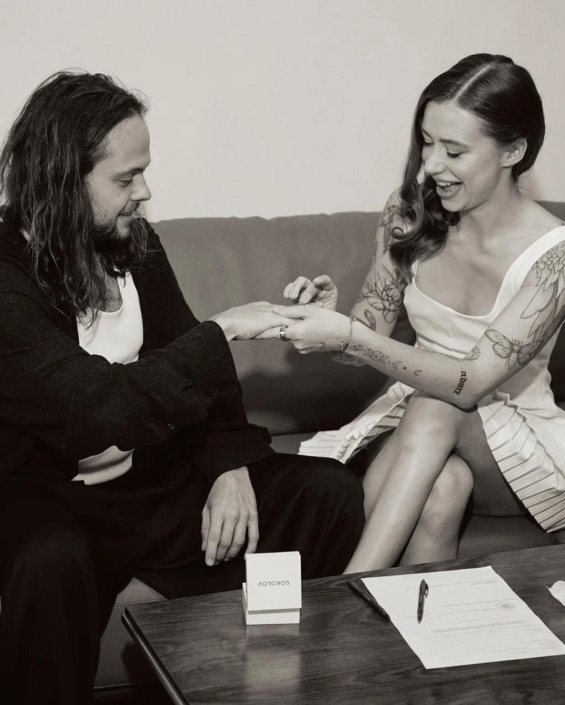 Саша Митрошина и Тимур Кошкаров. Фото: Инстаграм* @timur_koshkarov