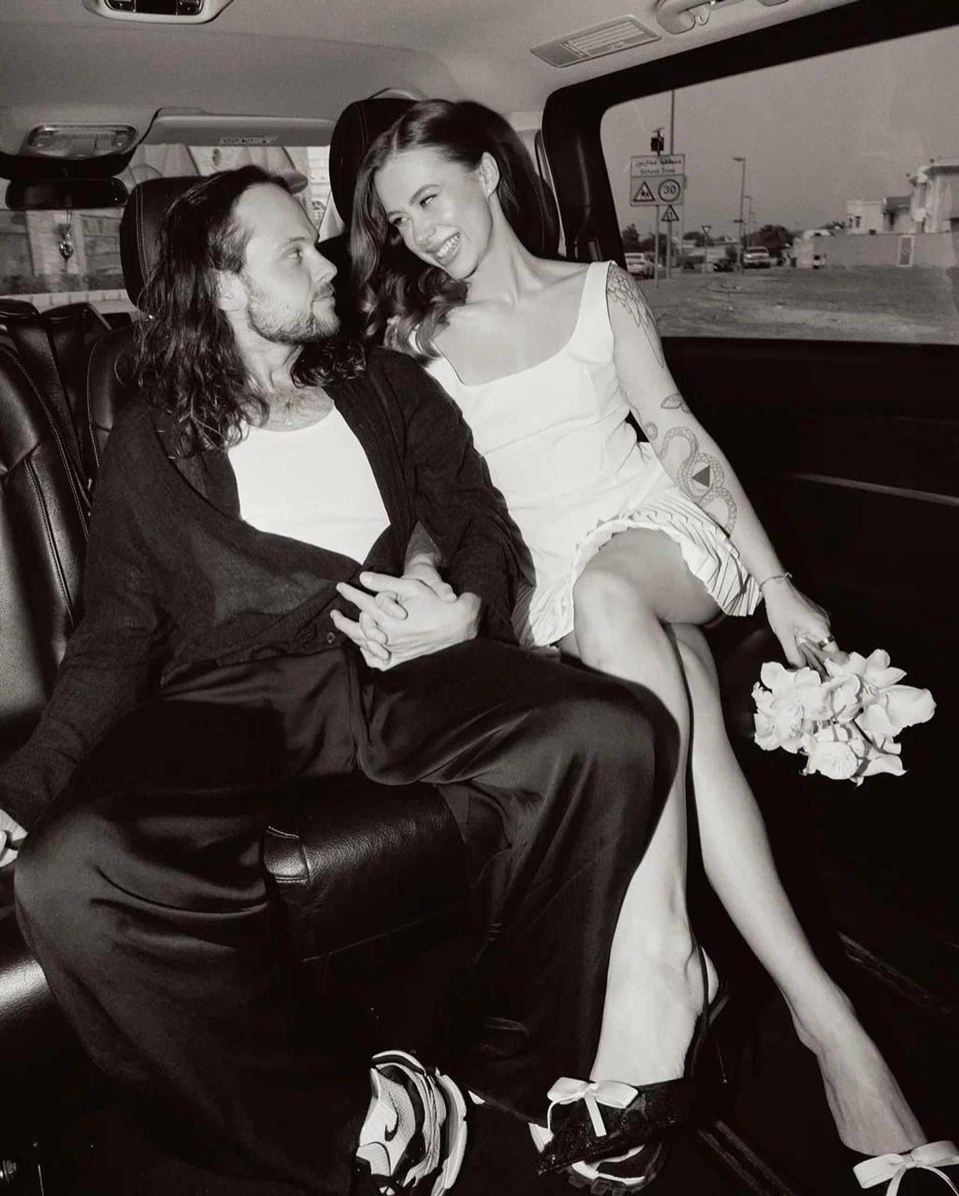 Саша Митрошина и Тимур Кошкаров. Фото: Инстаграм* @timur_koshkarov