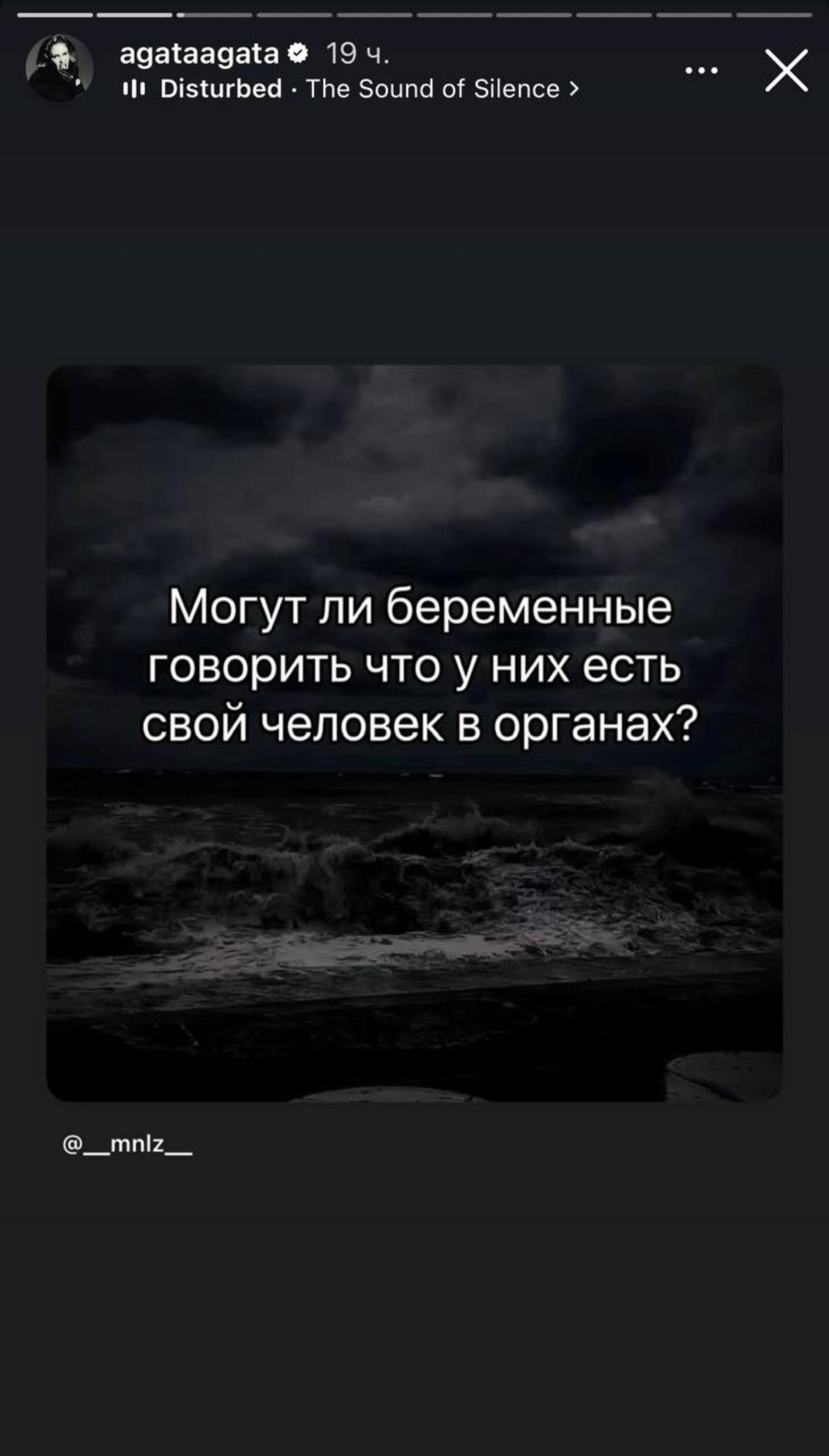 Фото: Инстаграм (запрещён в РФ) @agataagata