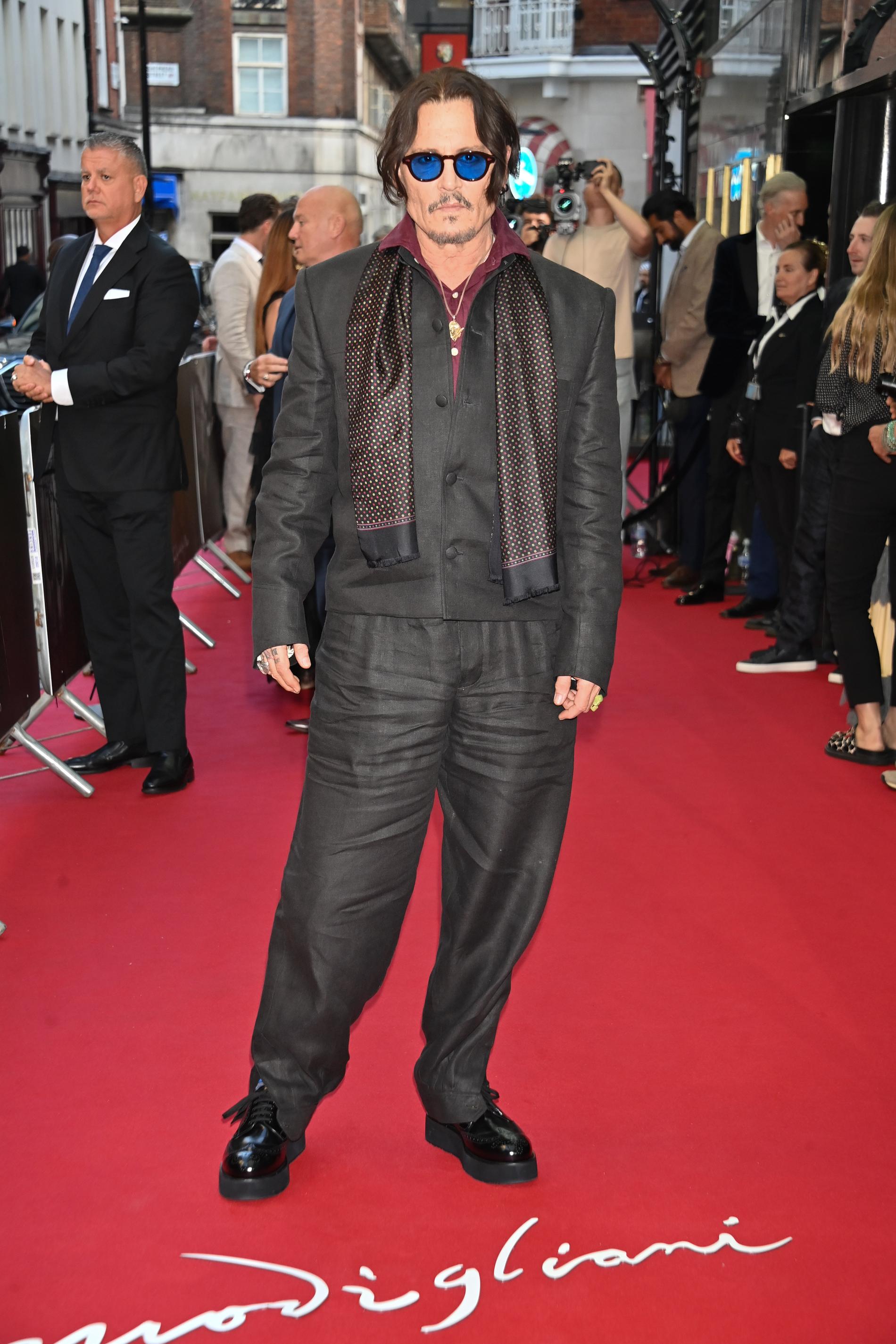 Джонни Депп на премьере. Фото: Getty Images