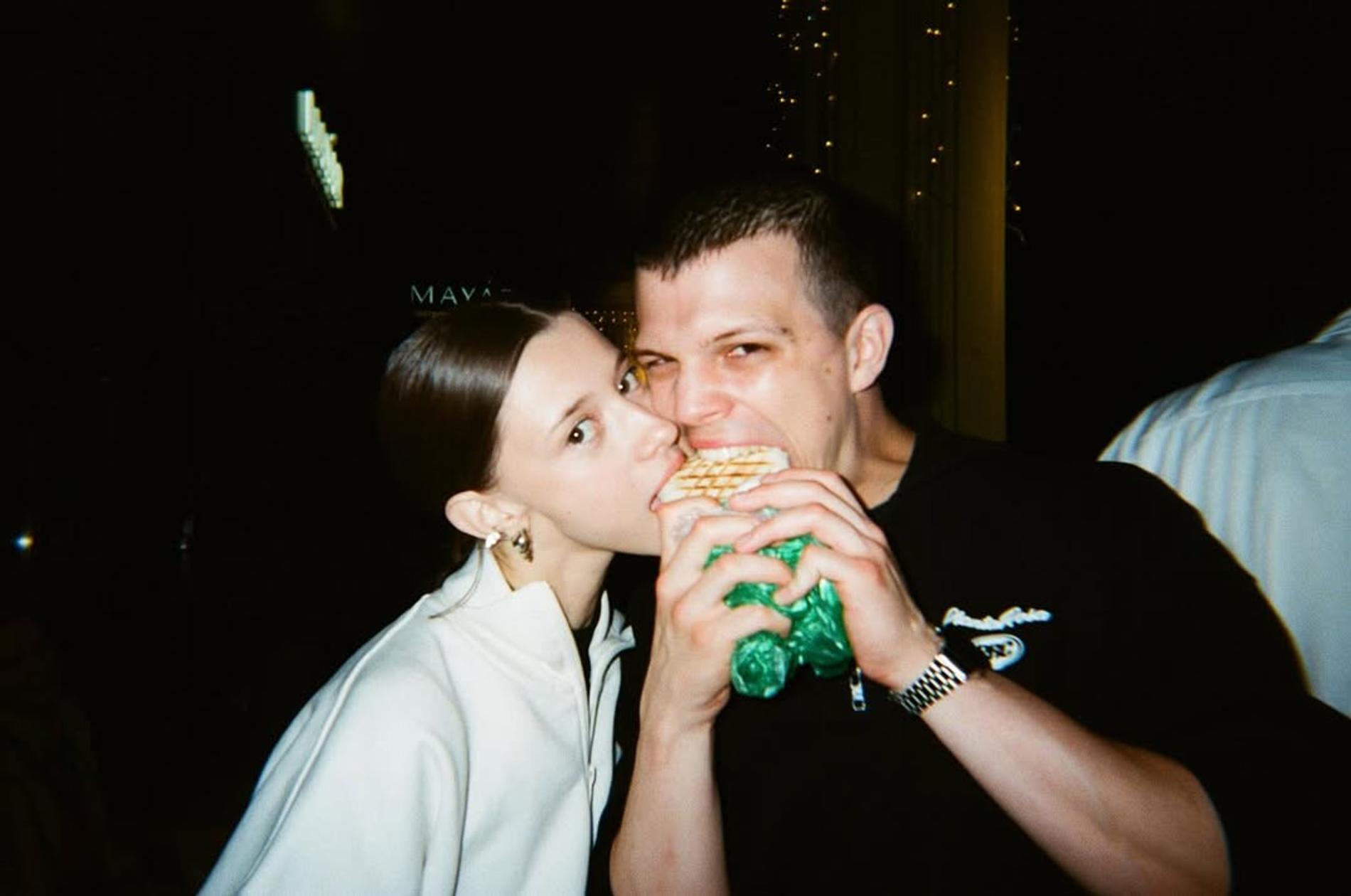 Григорий Верник и Полина Гухман. Фото: Инстаграм (запрещён в РФ) @gr_vernik