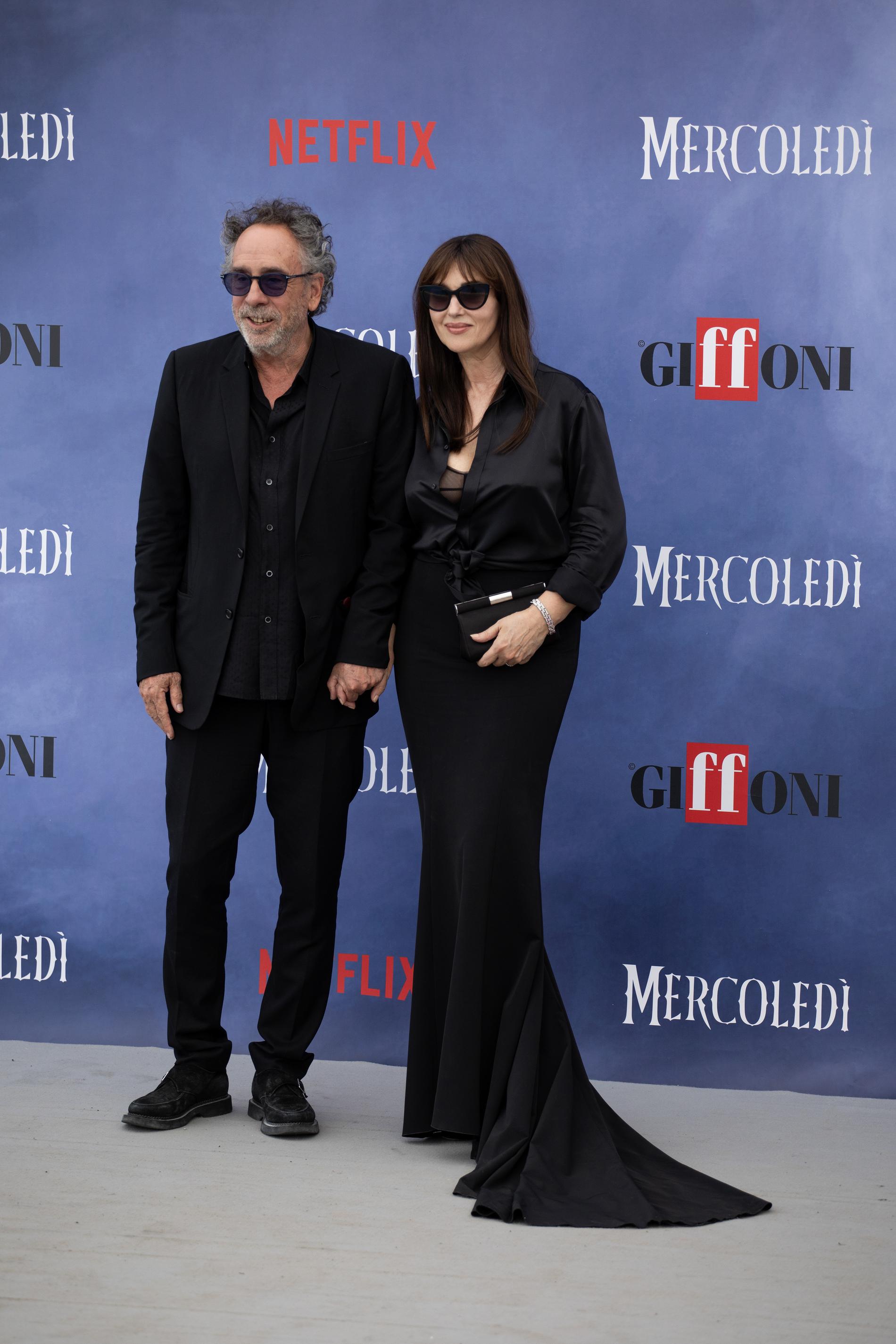 Тим Бёртон и Моника Беллуччи. Фото: Getty Images