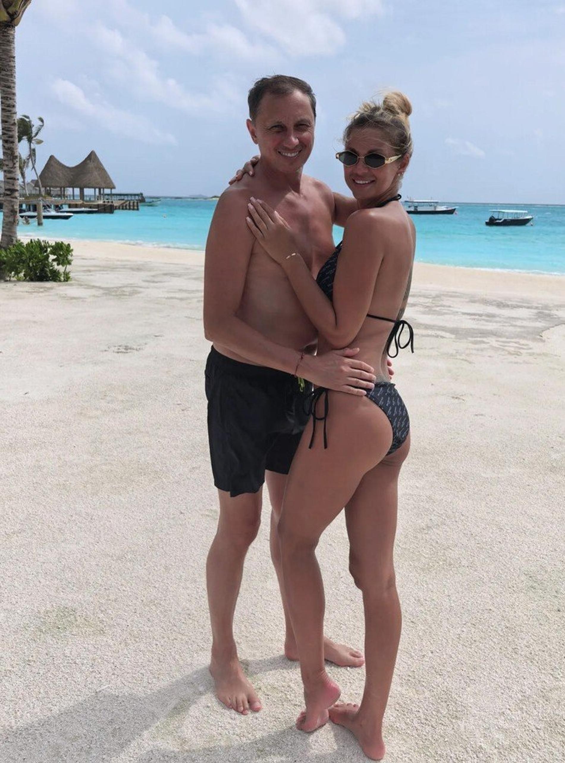 Вадим Галыгин с женой. Фото: Инстаграм (запрещён в РФ)