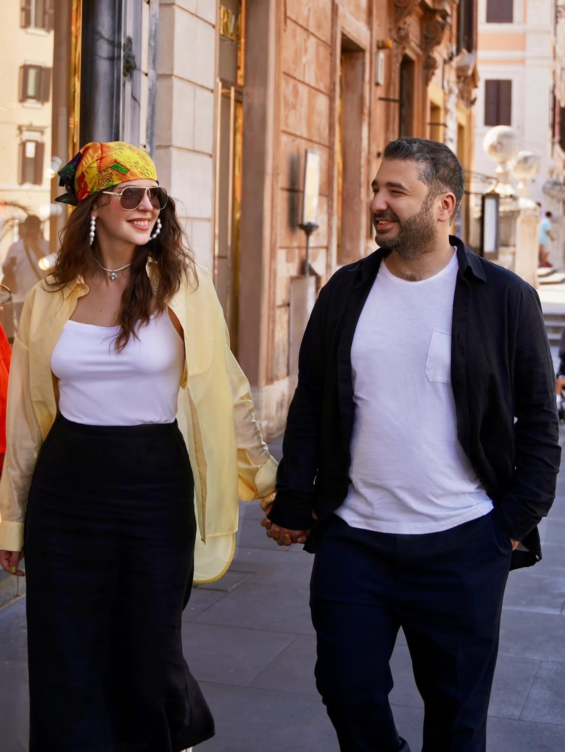 Лиза Моряк и Сарик Андреасян. Фото: Инстаграм (запрещён в РФ) @moryakliza