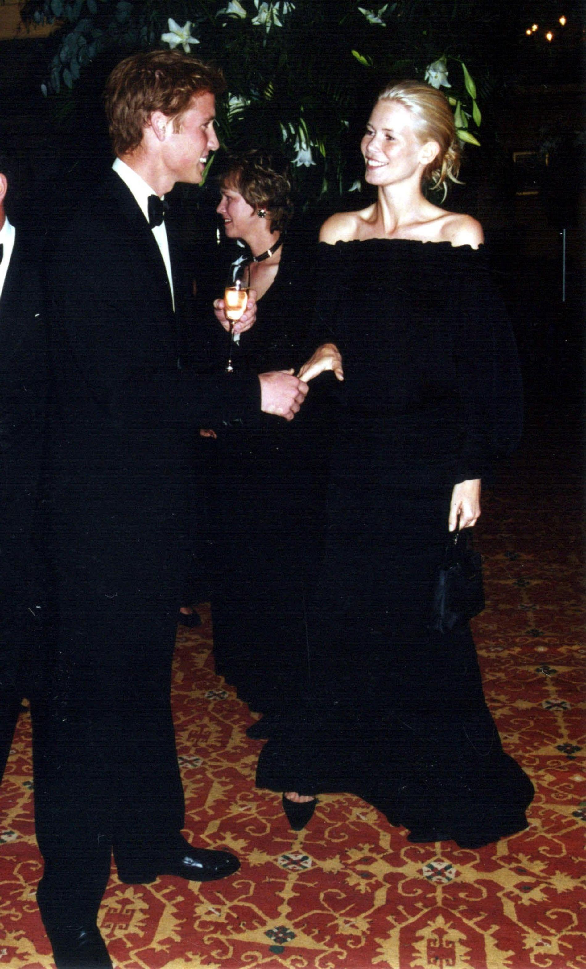 Принц Уильям и Клаудия Шифер. Фото: Getty images