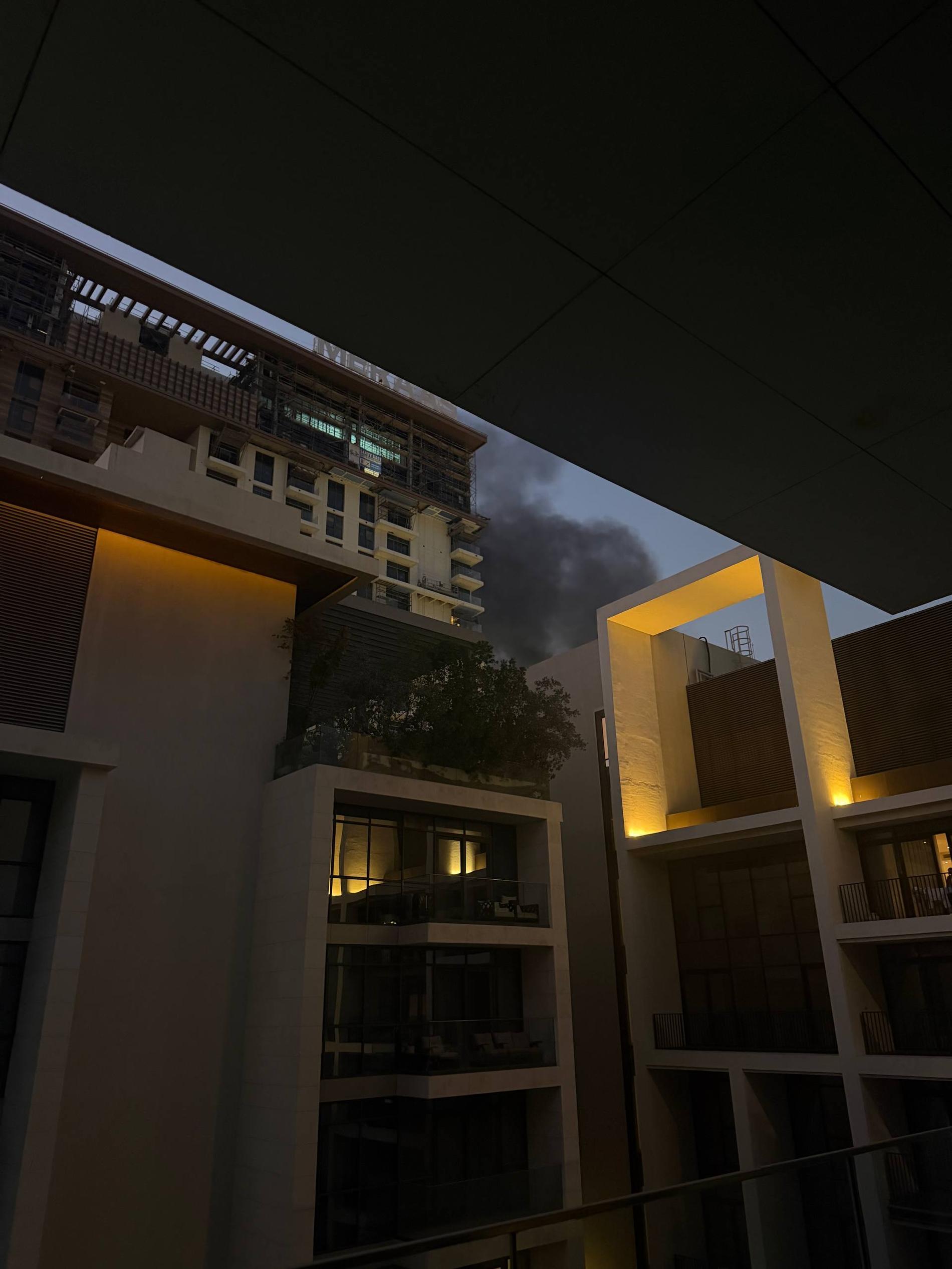 Взрыв около дома Анны Заворотнюк. Фото: ТГ-канал anyutinymiglazkami